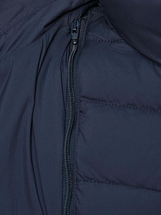 Куртка на пуговицах, темно-синяя Herno | Фото 5