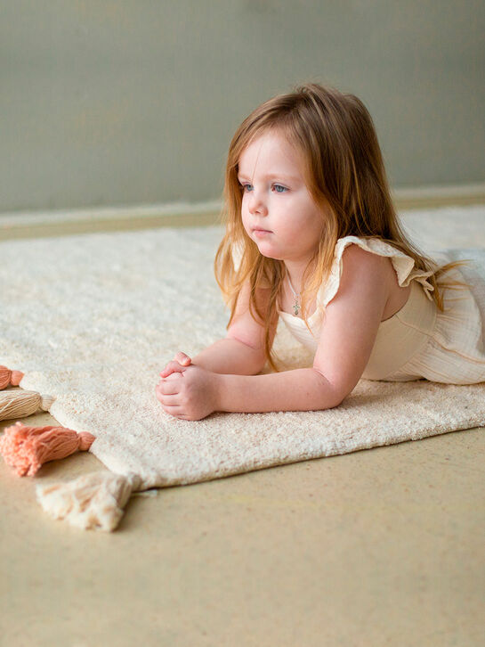 Хлопковый ковер Colorful White Pink 120x180 см Lillaland | Фото 2