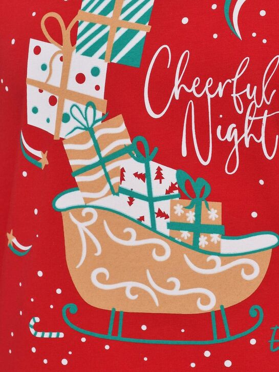 Пижама с принтом &quot;Веселая ночь&quot; Eirene | Фото 11