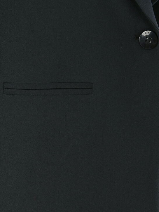 Пиджак классический однобортный, черный Patrizia Pepe | Фото 3