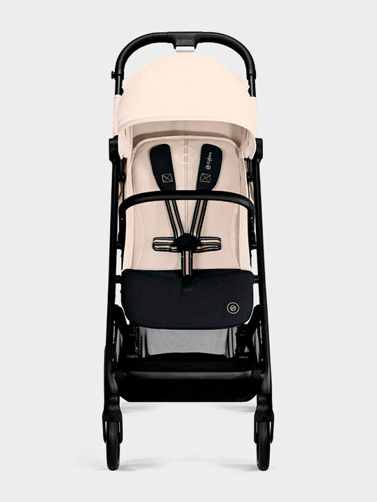 Коляска Beezy Canvas White с дождeвиком и бампером CYBEX | Фото 2