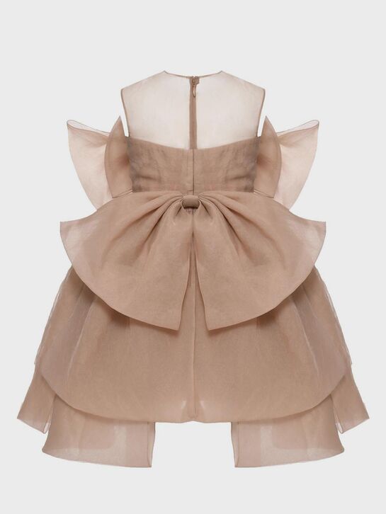 Платье с бантом, бежевое Maison Ava | Фото 2