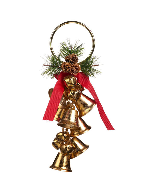 Праздничное украшение с колокольчиками и шишками, 35 см Goodwill | Фото 1