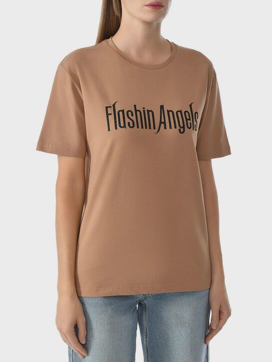 Футболка с черной надписью Flashin | Фото 4