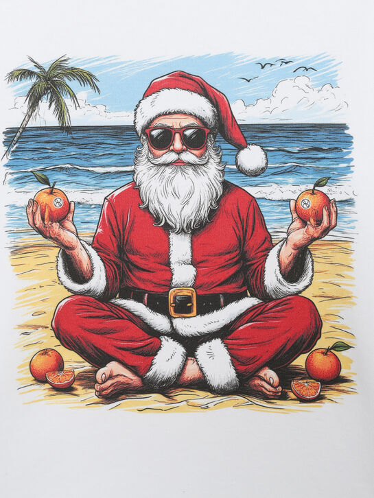 Пижама с принтом &quot;Дед Мороз на пляже&quot; Dan Maralex | Фото 6