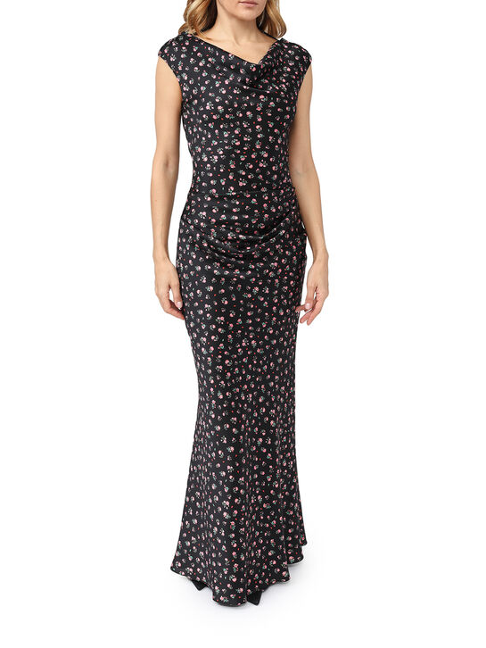 Платье макси с цветочным принтом Roses & Lace | Фото 2