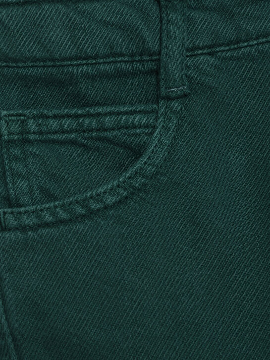 Джинсы с подворотами, зеленые Emporio Armani | Фото 3