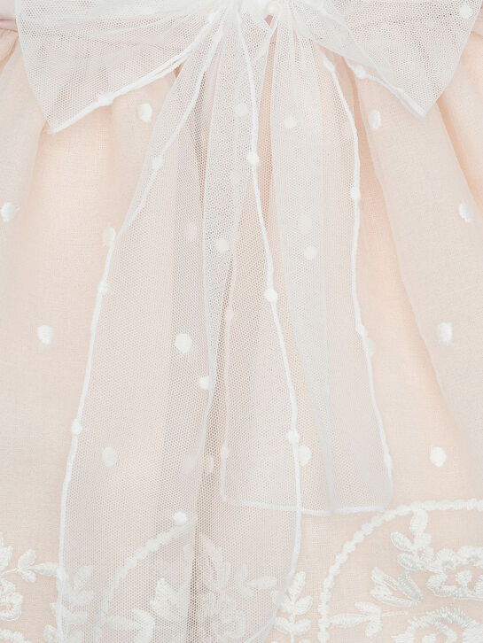 Платье с ажурной вышивкой, розовое Marlu | Фото 3