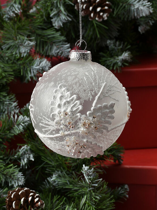 Шар 3D с жемчужинами, 10 см, белый, 2 вида Goodwill | Фото 3