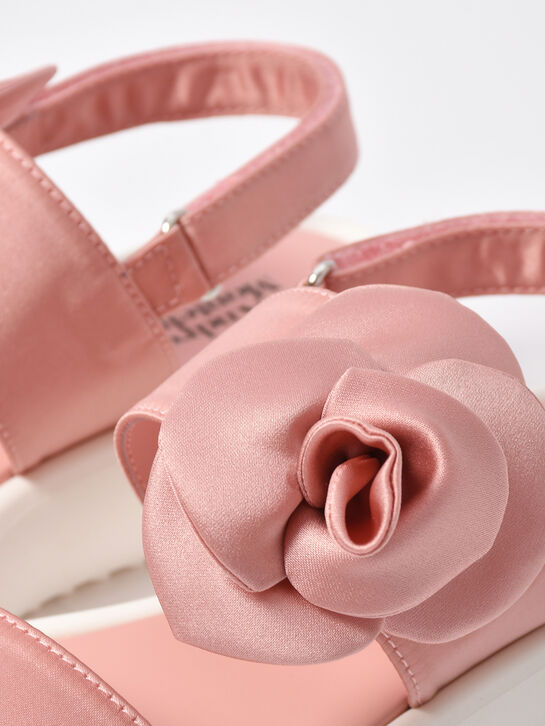 Босоножки с декором &quot;роза&quot; Andrea Montelpare | Фото 7