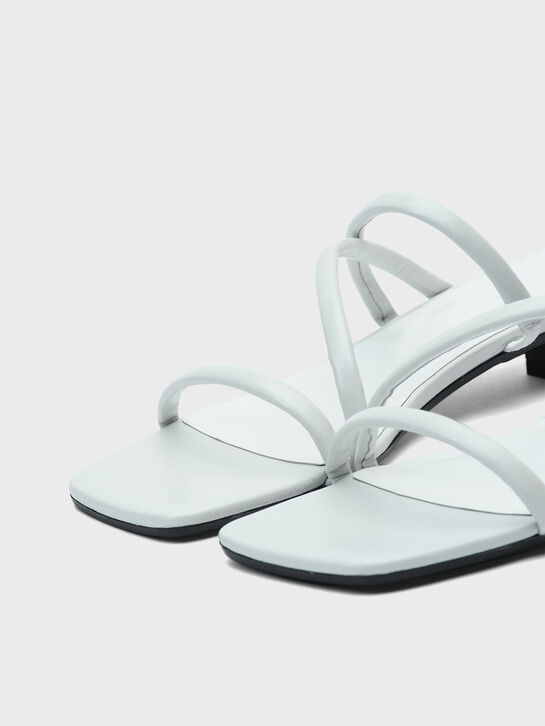 Босоножки Morena с ремешками, белые By Far | Фото 6