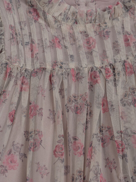 Платье с цветочным принтом, сиреневое C'era Una Volta | Фото 3