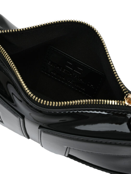 Сумка лаковая прямоугольная Elisabetta Franchi | Фото 5