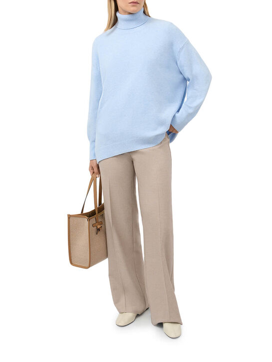 Базовый свитер, голубой Pietro Brunelli | Фото 2