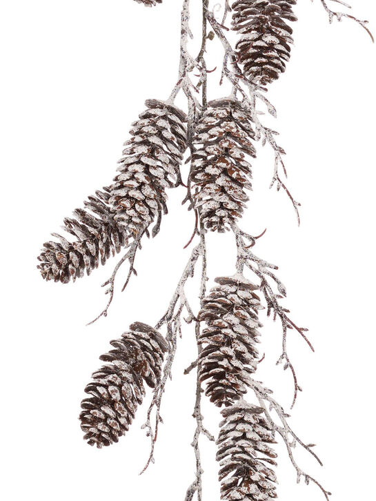 Гирлянда из снежных шишек и веточек, 152 см Goodwill | Фото 1