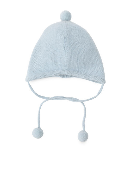 Шапка кашемировая, голубая Oscar et Valentine | Фото 2