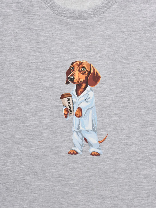 Футболка с принтом Таксы Flashin | Фото 8