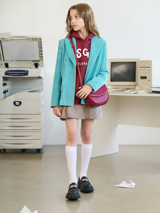 Пиджак вельветовый, бирюзовый MSGM | Фото 2