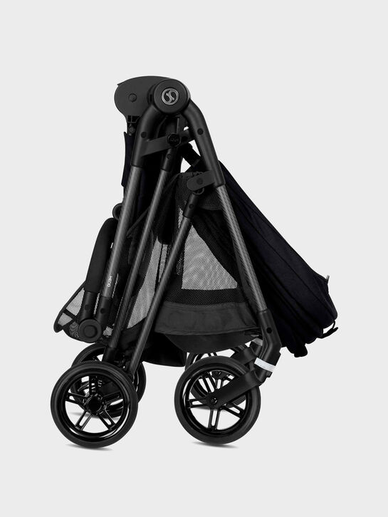 Коляска прогулочная Melio Carbon Magic Black с дождевиком CYBEX | Фото 7
