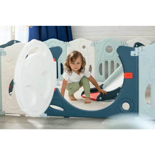 Манеж Kids SUPREME Space blue с качелями, 160x160  UNIX Kids | Фото 4