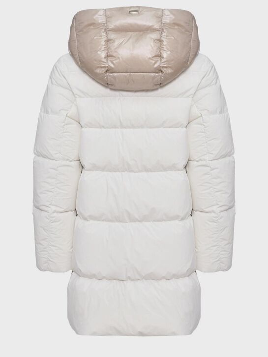 Пальто с бежевым капюшоном Herno | Фото 2