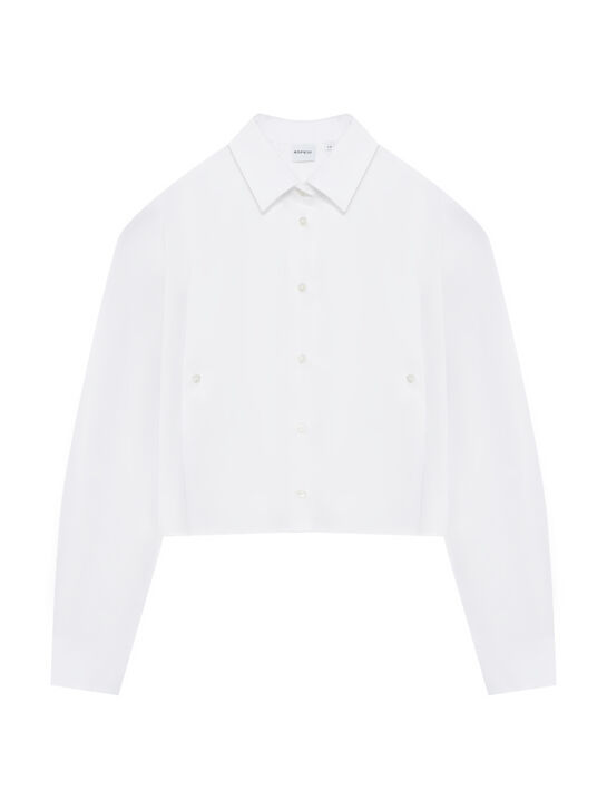 Рубашка с длинными рукавами, белая ASPESI | Фото 1