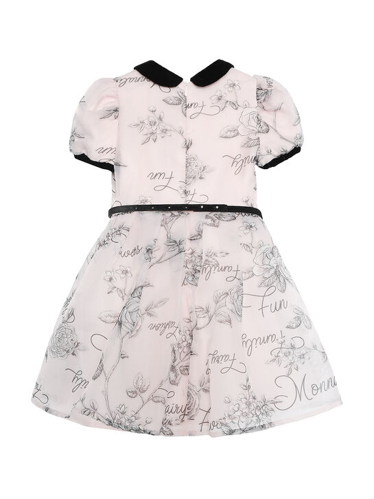 Платье с рукавми-фонариками Monnalisa | Фото 2