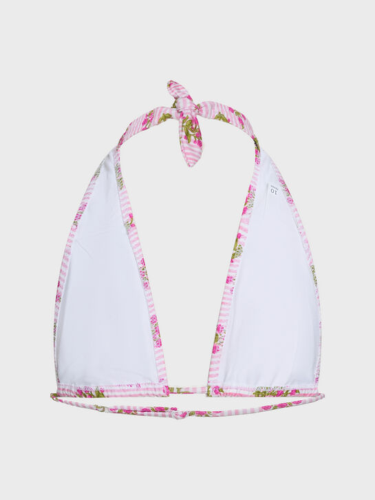 Купальник в полоску с цветочным принтом Saint Barth | Фото 3