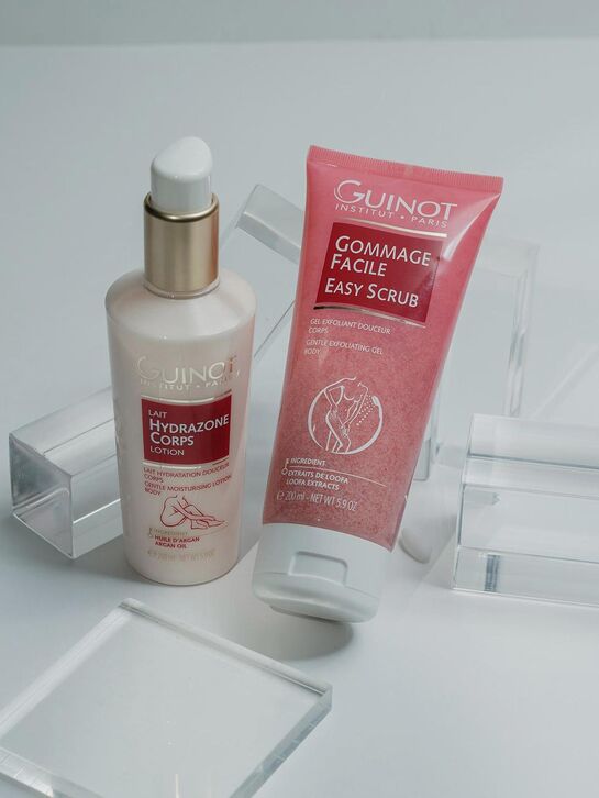 Нежный гель-скраб для тела с экстрактом люффы Gommage Facile, 200 мл GUINOT | Фото 9
