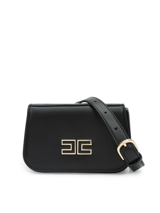 Сумка с золотым лого Elisabetta Franchi | Фото 3