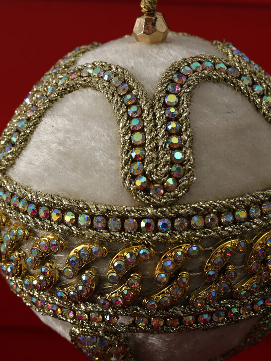 Елочный золотистый шар, 10 см Goodwill | Фото 4