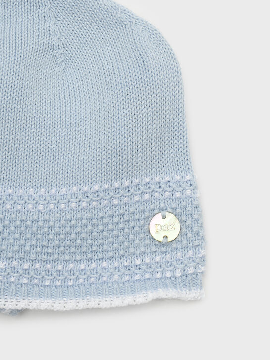 Шапка вязаная, голубая Paz Rodriguez | Фото 3