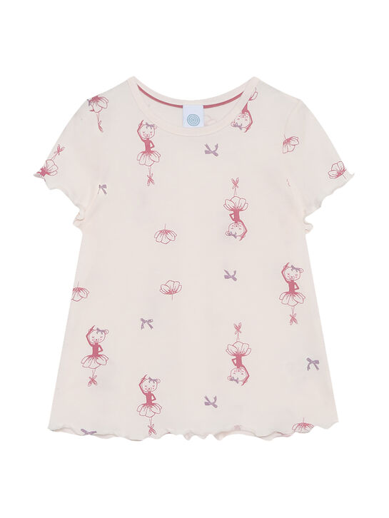 Пижама с принтом &quot;балерина&quot; Sanetta | Фото 2