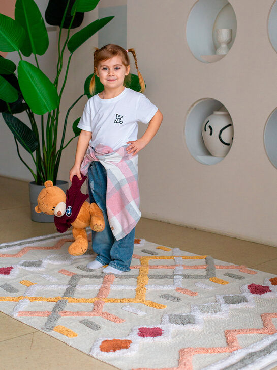 Хлопковый ковер Dreams of Geometry 120х180 см Lillaland | Фото 3