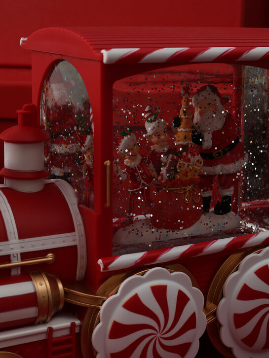 Новогодний сувенир Локомотив Санты 32×10×16,51 см Timstor | Фото 4