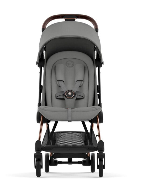 Коляска Coya Rosegold Mirage Grey с дождевиком и бампером CYBEX | Фото 4