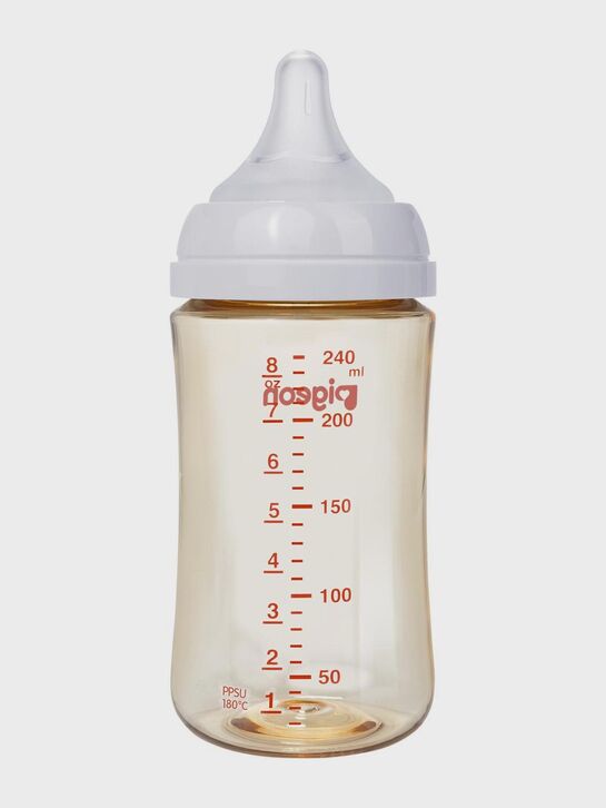 Бутылочка для кормления из премиального пластика, 240 мл. Pigeon | Фото 2