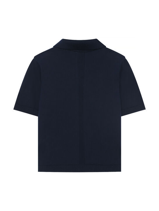 Футболка-поло, синяя KengLabel | Фото 2