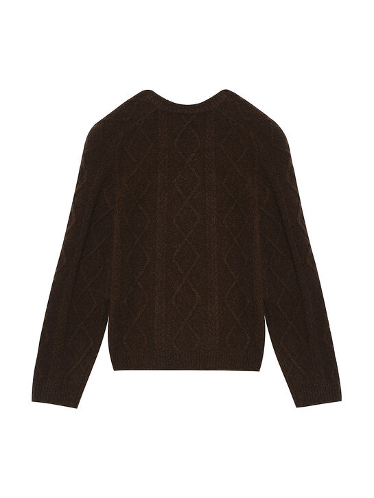 Джемпер вязаный, коричневый Barrow | Фото 5