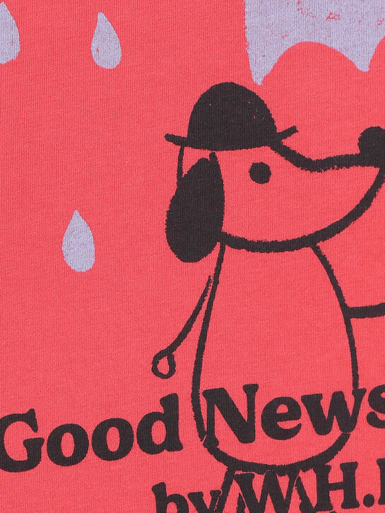 Лонгслив, принт собака с зонтом Weekend house kids | Фото 3