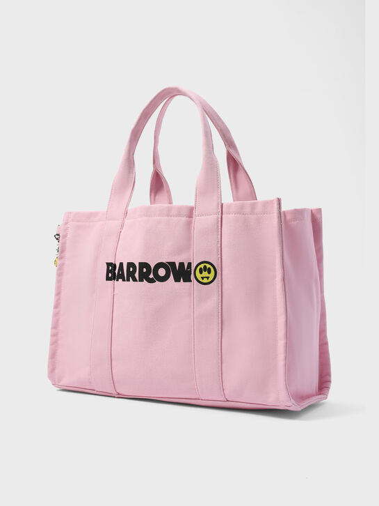 Сумка пляжная с логотипом, розовая Barrow | Фото 2