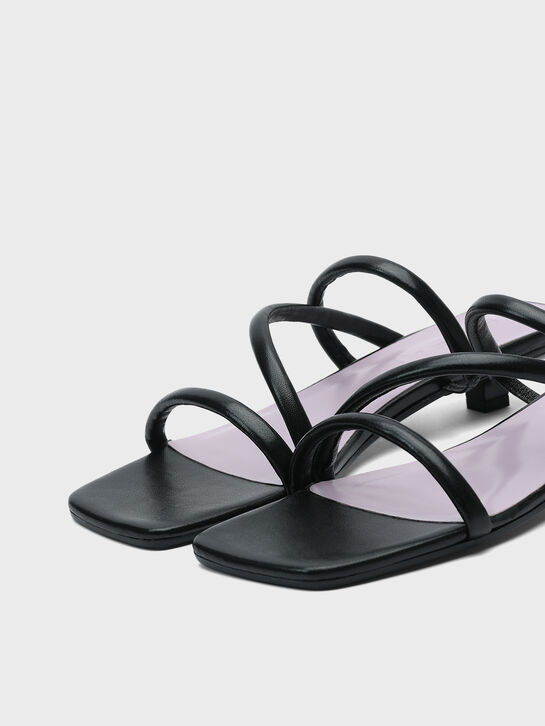 Босоножки Morena с ремешками, черные By Far | Фото 6