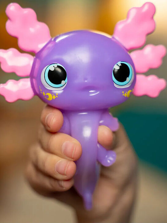 Сквиш-игрушка &quot;Аксолотль&quot;, светящийся в темноте Goliath | Фото 4