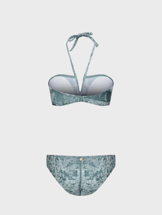 Купальник для беременных бикини раздельный, зеленый Cache Coeur | Фото 2