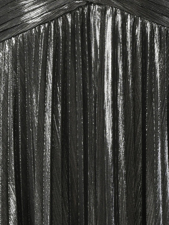 Платье макси в греческом стиле, серебристое Retrofete | Фото 6