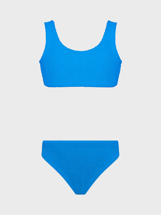 Купальник из жатой ткани, голубой Saint Barth | Фото 1