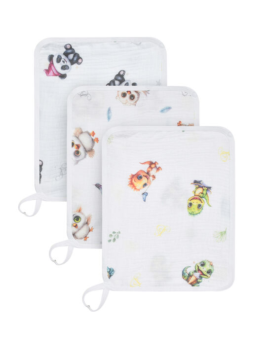 Слюнявчики, набор 3 шт Jan&Sofie | Фото 1