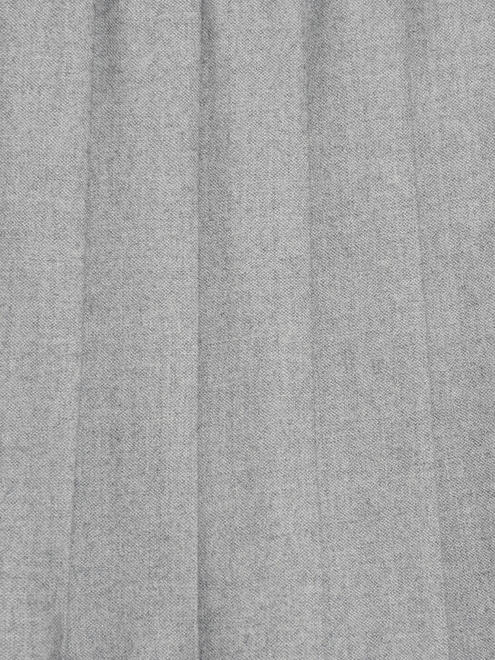 Юбка из смесовой шерсти, серая Brunello Cucinelli | Фото 3