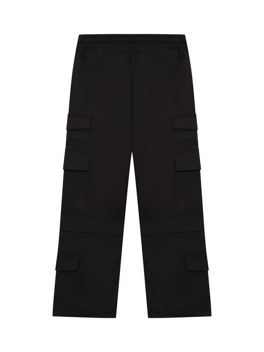 Брюки-карго, черные Disclaimer | Фото 2