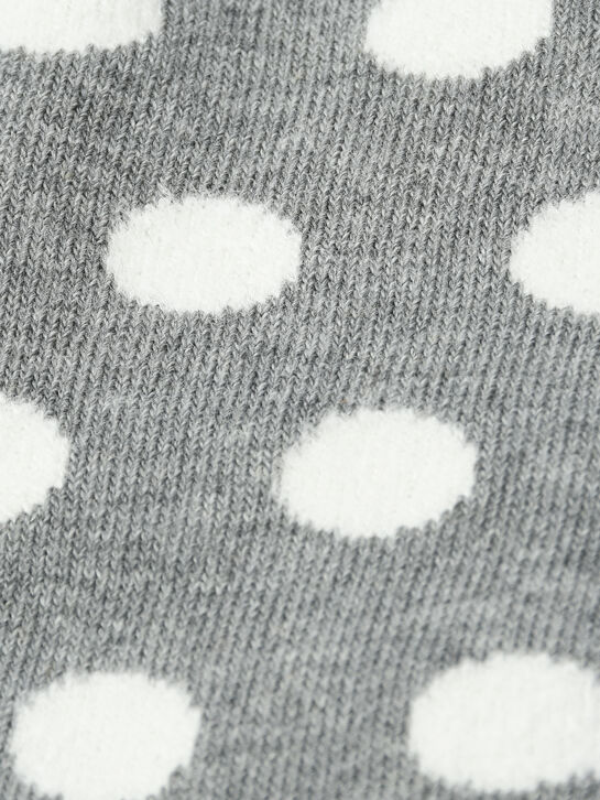 Носки в белый горошек, серые Story Loris | Фото 2